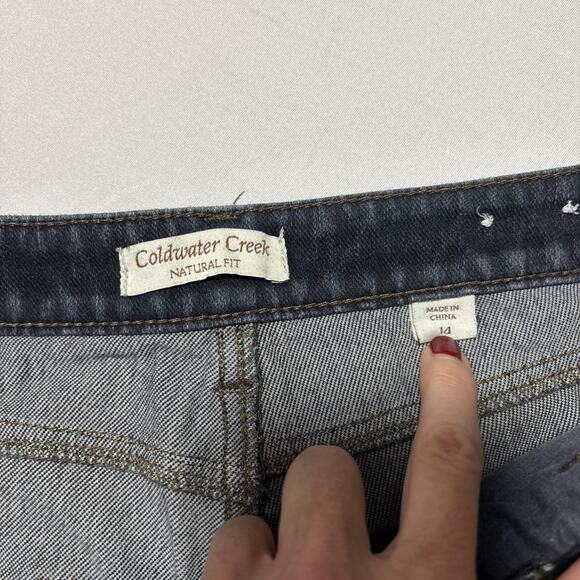 Coldwater Creek Women's 14 Natural Fit Jeans Classic Everyday Denim Essential - Picture 4 of 9